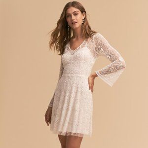 BHLDN/Anthropologie LARA Channing Dress White